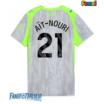 Manchester City Rayan Ait-Nouri #21 Tricou Fotbal Replică 2025-26 Femei Treilea